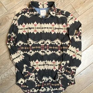 American eagle flannel heritage button down